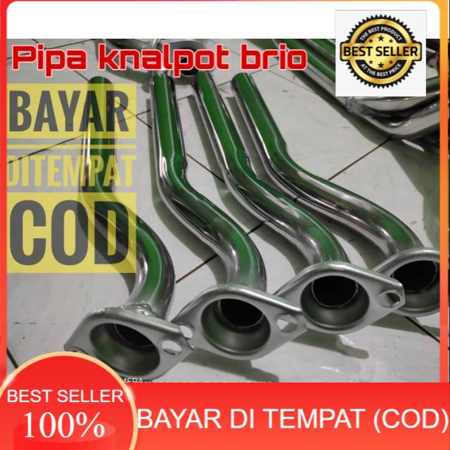 Pipa knalpot Brio tanpa Muffler