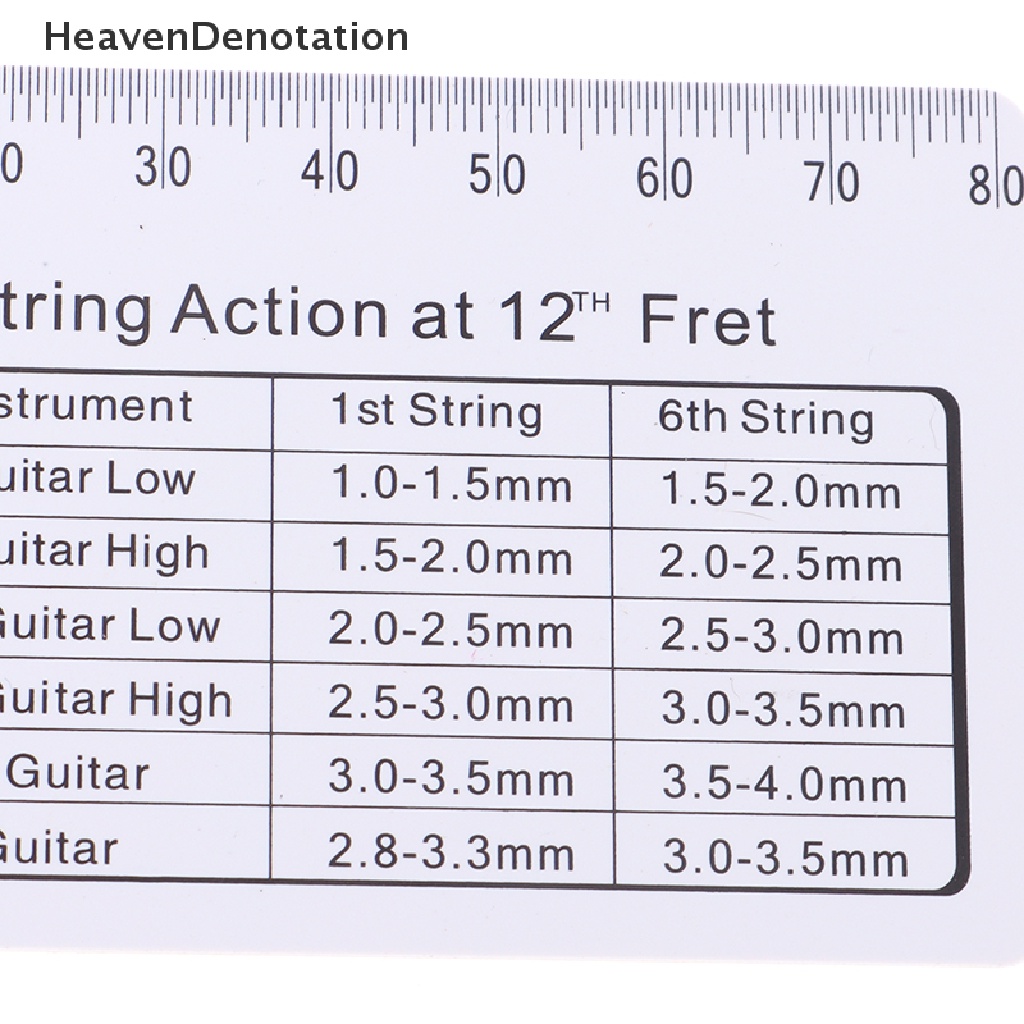 [HeavenDenotation] Guitar Accessories Gauge Ruler Electric Guitar Tool For String Instruments