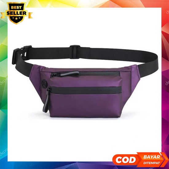 Tas Slempang Pria Waterproof Sling Bag Vapebag Tas Vape Selempang Cowo Tas Selempang Pinggang Bahan 