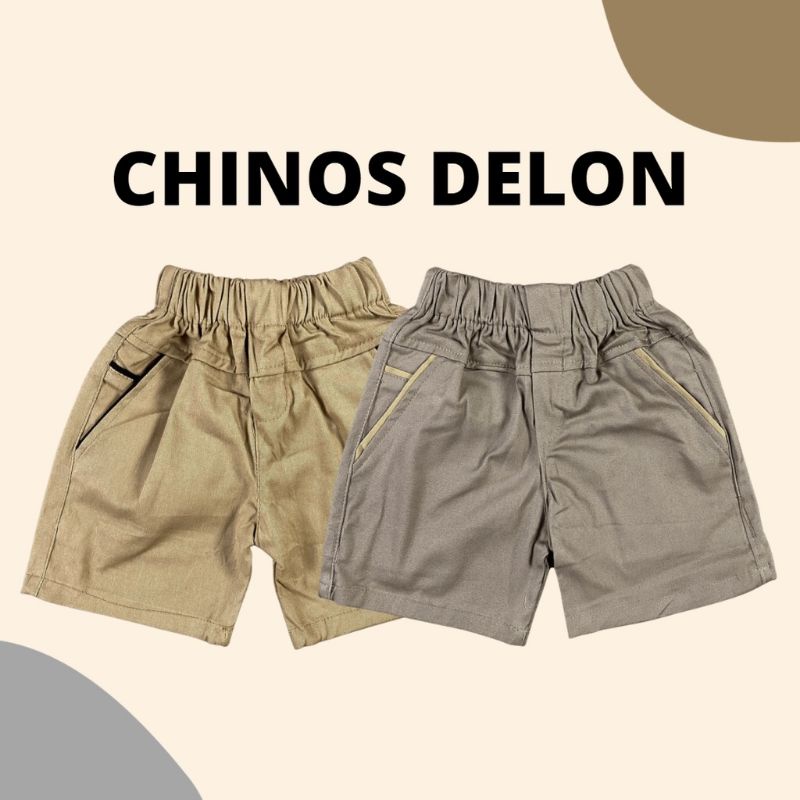 Celana Anak Pendek Chinos Usia 1-12 tahun Motif Brian/ Celana Pendek Chinos Anak Laki Laki