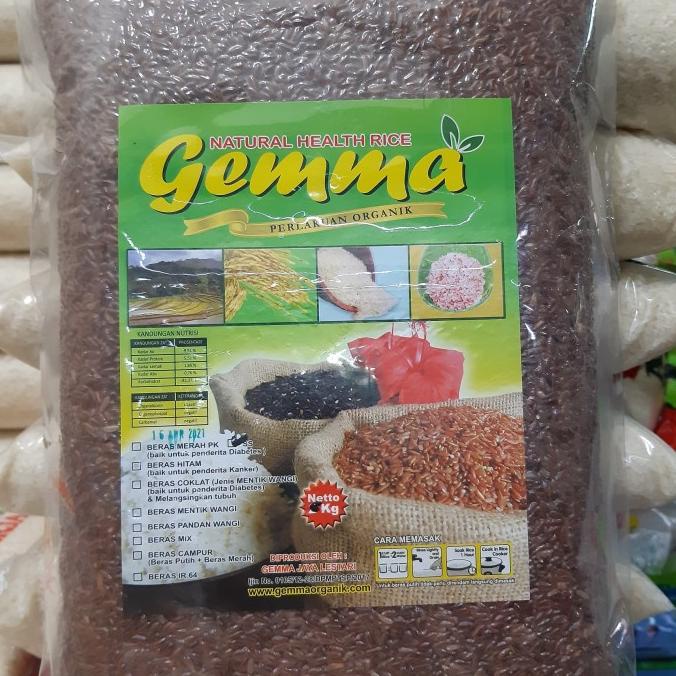 

BERAS MERAH SOSO / KUPAS KULIT GEMMA ORGANIK 5 KG