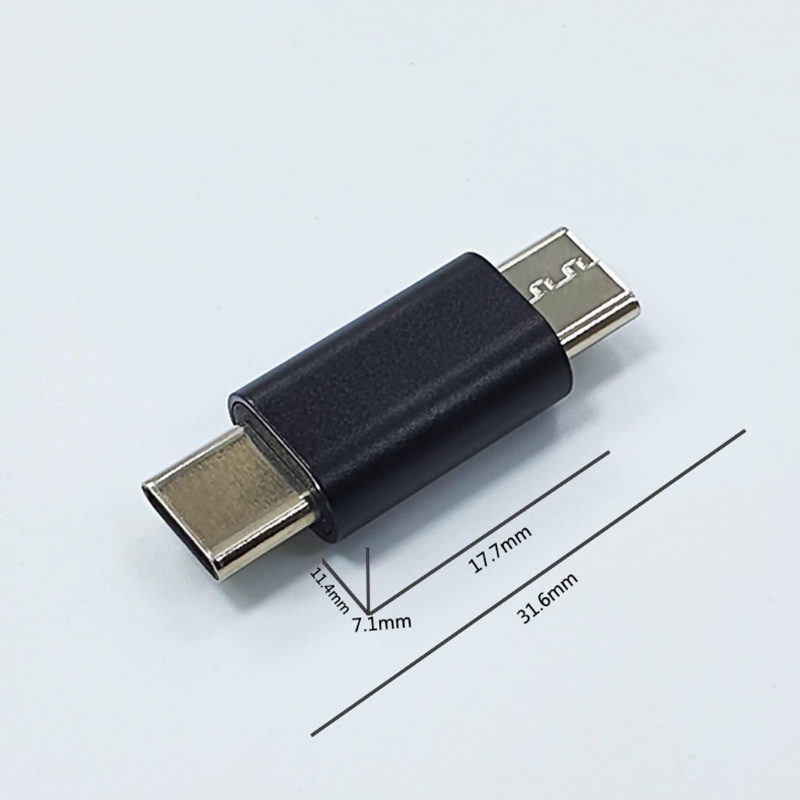 Cre Adapter Konverter Konektor Charger USB Tipe C Male Ke USB 3.0 Female