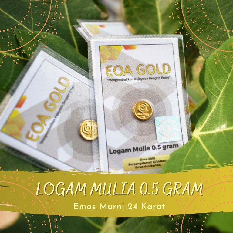 HARGA EMAS LOGAM MULIA ANTAM HARI INI/EMAS ANTAM KARAWANG/EOA GOLD 0.5 GRAM