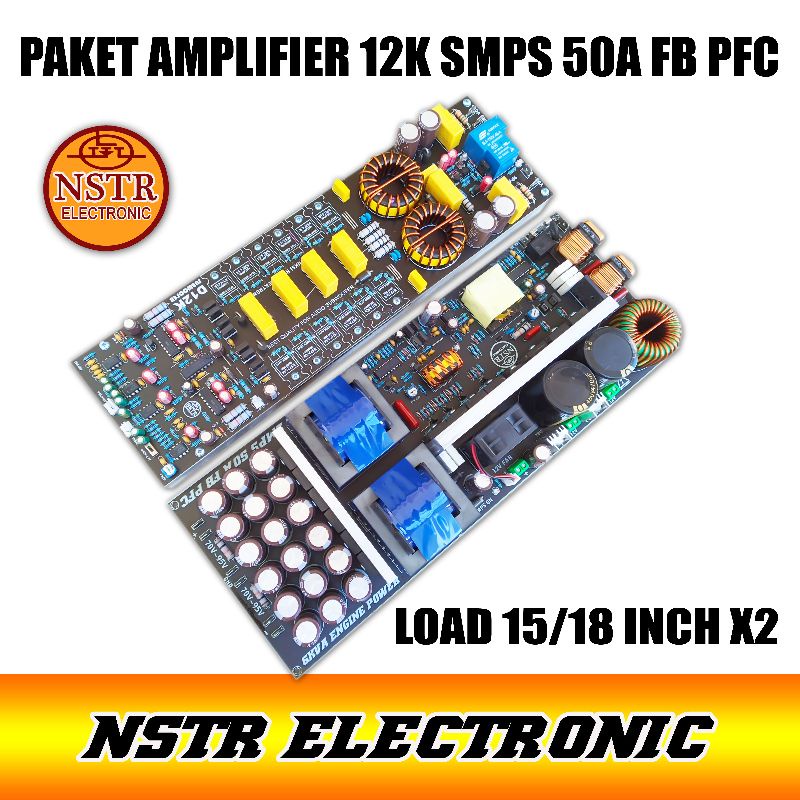 Paket series amplifier 12k fullbridge - smps 50A fb pfc