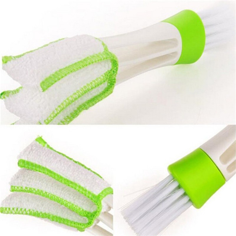 Grab medan VODOOL Sikat Pembersih Microfiber Interior Mobil Duster Brush - Q128 - Green