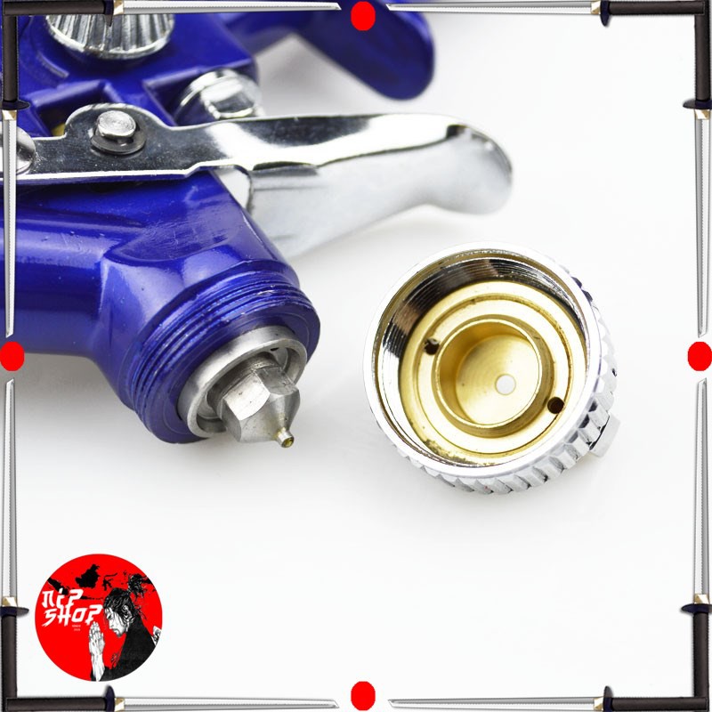 Professional Spray Gun Nozzle HVLP Airbrush 1.0mm - Blue