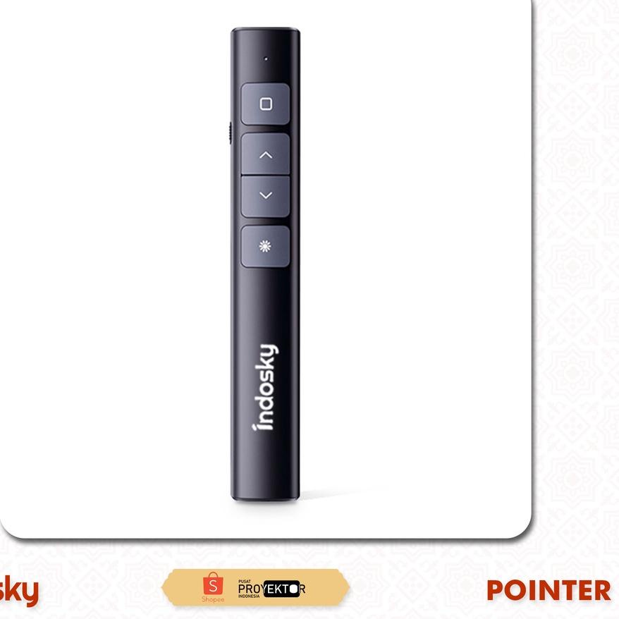 Indosky Pointer Original | Pointer Presentasi | Presenter Laser Pointer | Pointer Wireless | Pointer