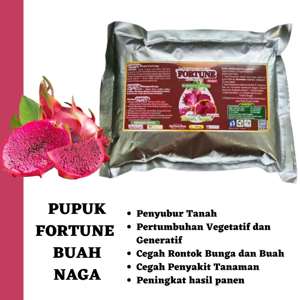 Pupuk Booster Buah Naga - Pupuk Buah Naga Agar Cepat Berbuah - Pupuk Untuk Buah Naga