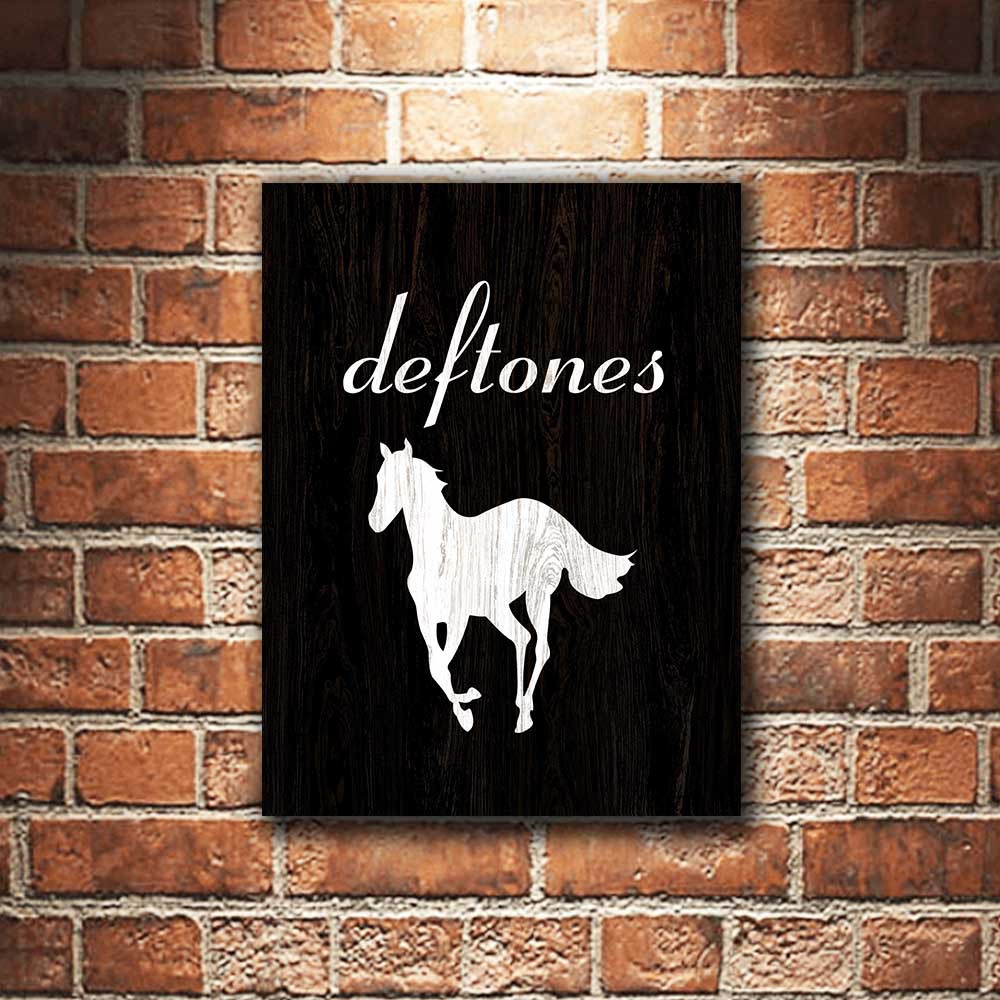 Deftones Band Poster Kayu Dekorasi Pajangan Dinding Rumah Cafe Restaurant Barbershop Kekinian