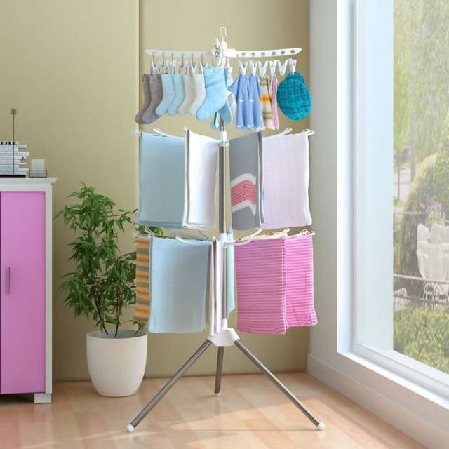 Jemuran menara jemuran baju - Foldable Hanger