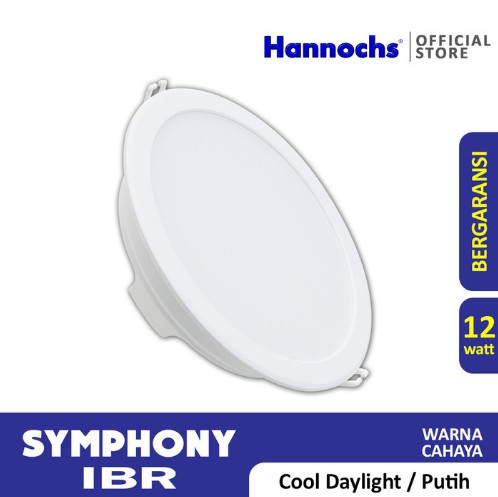 Lampu Downlight Hannochs Symphony 12W IBR / Inbow