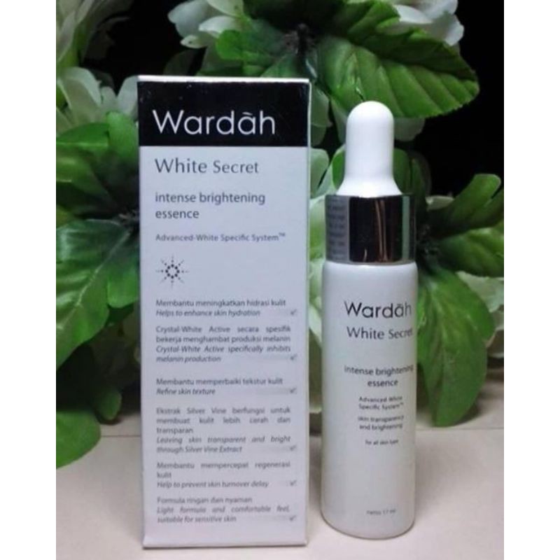 Wardah White Secret Intense Brightening Essence 17ml / Wardah serum white secret