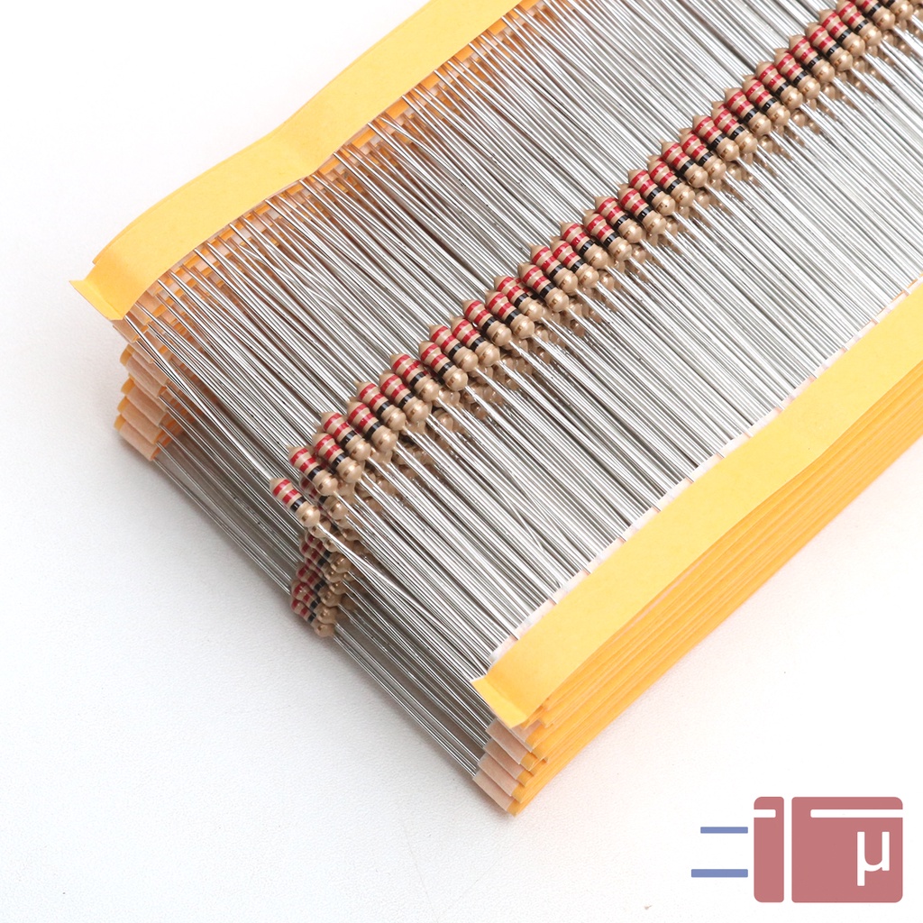 X10 Resistor 22R 22 Ohm 1/4W Karbon 5% Taiwan Kaki Tembaga