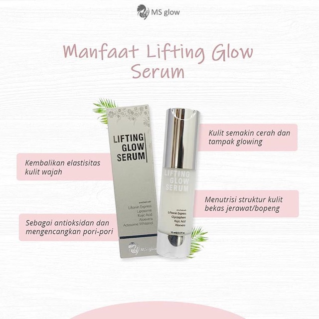 Liftin glow serum ms glow