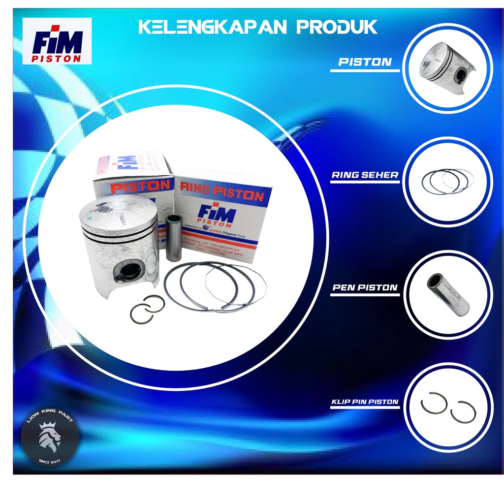 PISTON KIT F1ZR FORCE 1 FIM44 PIN 14-1