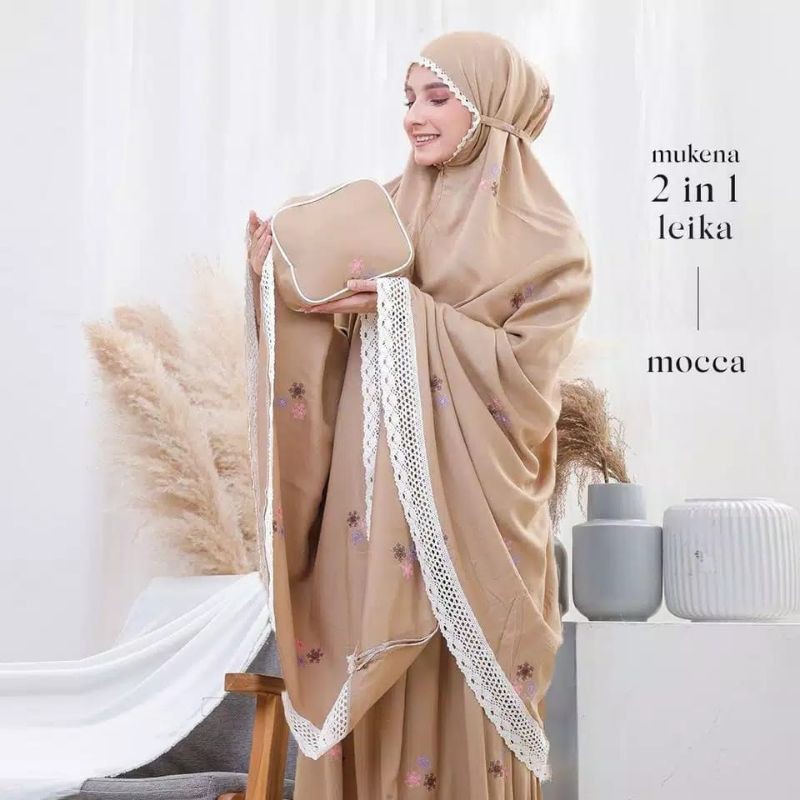 Mukena 2 in 1Traveling Dewasa Warna Random