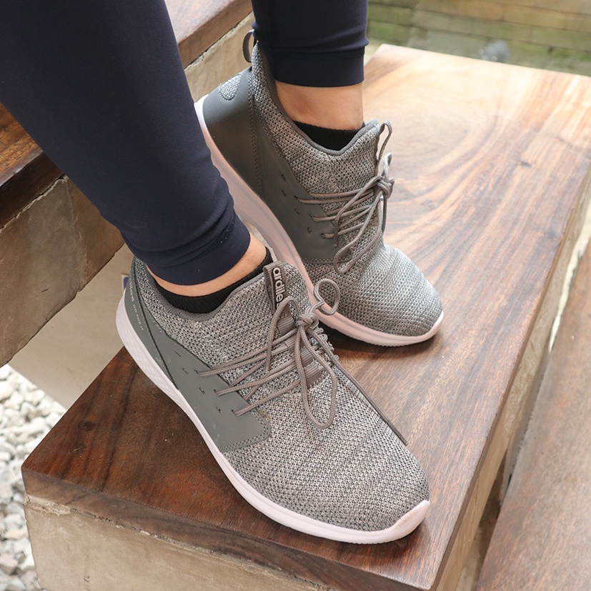Sepatu wanita terbaru sneakers perempuan import ARDILES Denise sneakers sepatu olahraga kids sports-Abu