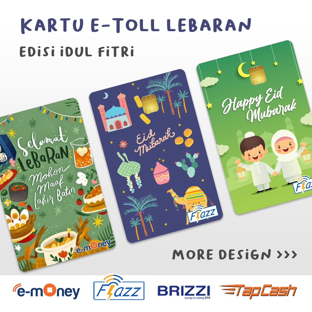 Emoney Kartu Toll FLAZZ Gen2 Brizzi Tapcash Mudik Lebaran Idul Fitri Amplop Lebaran Etoll