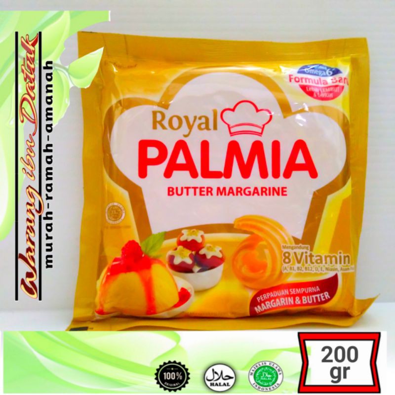 

ROYAL PALMIA BUTTER MARGARINE Sachet 200g.