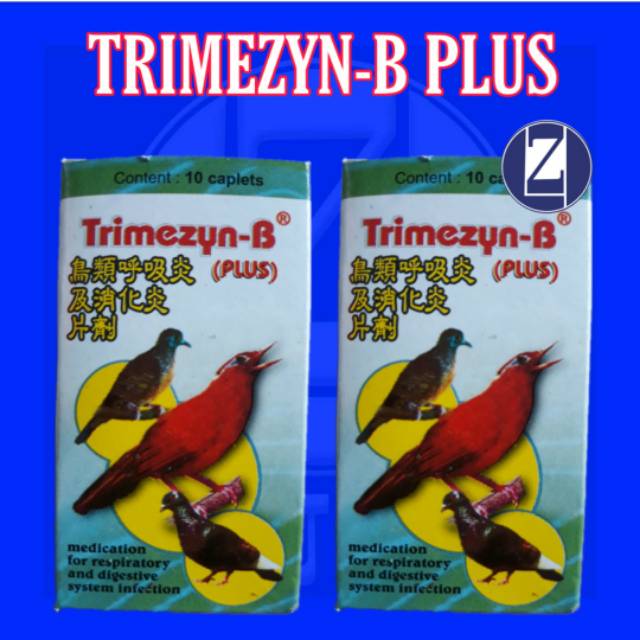 Trimezyn B Plus || Obat Pernapasan dan Pencernaan Burung