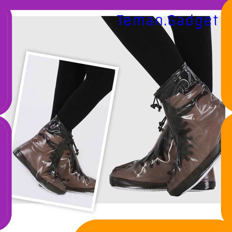 TG-FC034 GIANTEX Cover Hujan Sepatu Waterproof Semi Transparent - Z-D203-1