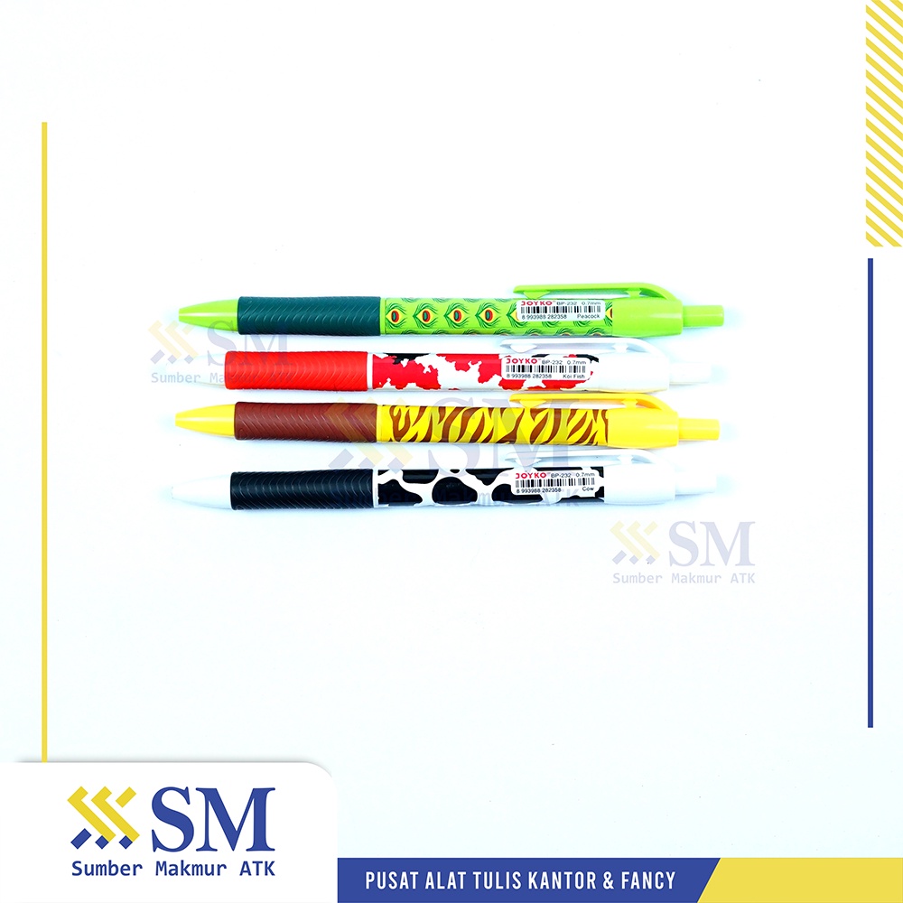 

(PAK) PULPEN / BALLPOINT JOYKO JK-232 SAVANA ISI 12 PCS