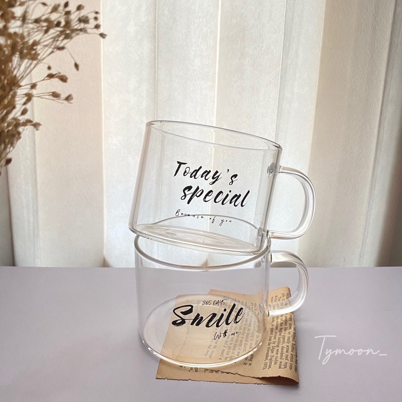 Gelas mug sereal | gelas snack | gelas cantik dekirasi kamar