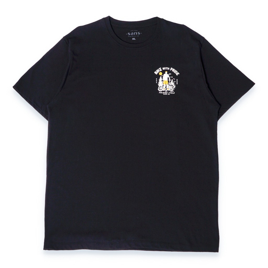 SANVANINA PT-01 Tee Shirt Bike With Pride Black