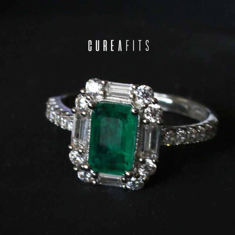 Kora Columbia Green Emerald 925 Silver Ring