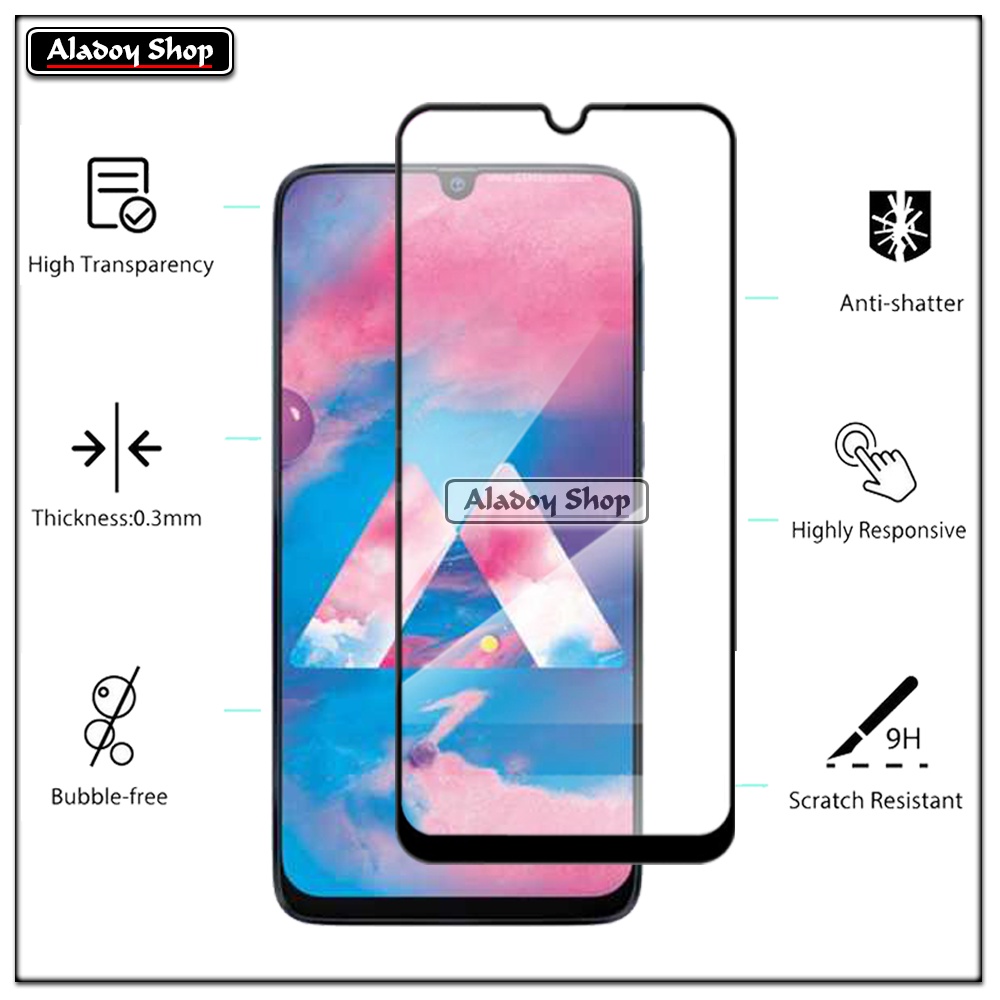 PAKET 2 IN 1 Tempered Glass Layar Samsung M30 Free Tempered Glass Camera