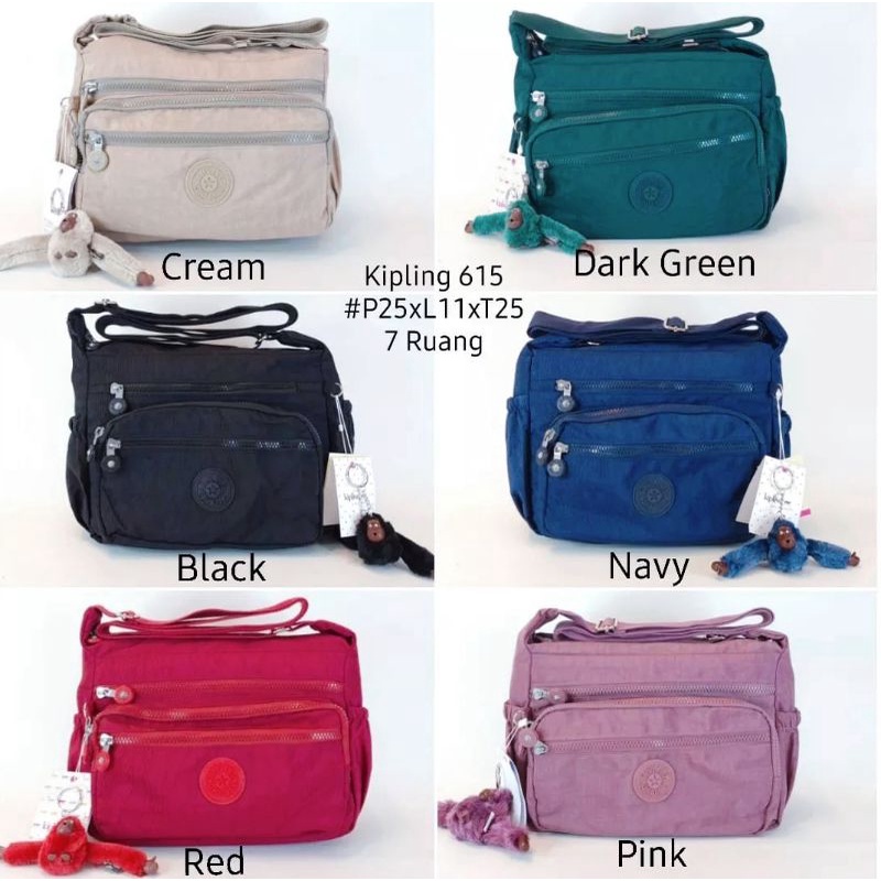 Tas kipling Selempang 0723  tas fashion wanita modern/tas slempang/tas wanita
