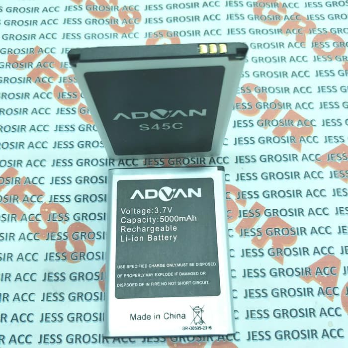 Baterai Battery Batre Double Power Original ADVAN VANDROID S45A , S45C