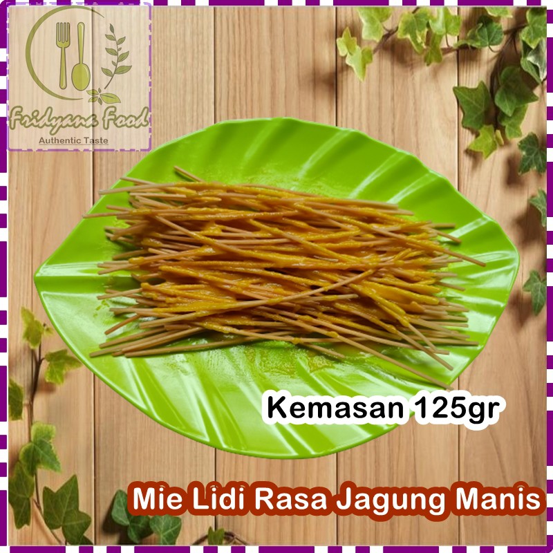 

125GR MIE LIDI JAGUNG MANIS/MIELIDI MILIDI/MI LIDI/MIE BITING/MI BITING RASA JAGUNG MANIS