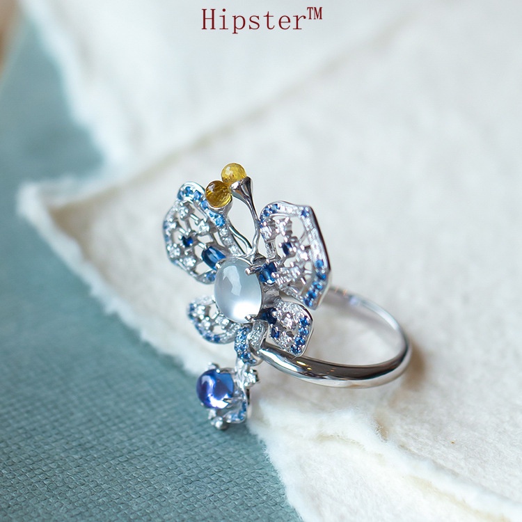 New Hot Sale Fashion Design Personality Butterfly Adjustable Ring