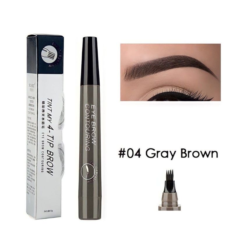 Eyebrow Pena alis Stamp waterproof Long Lasting /