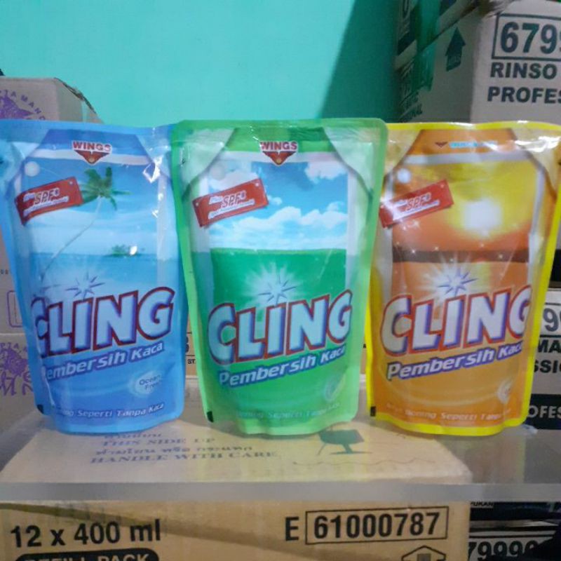 Cling Pembersih Kaca 425 ml