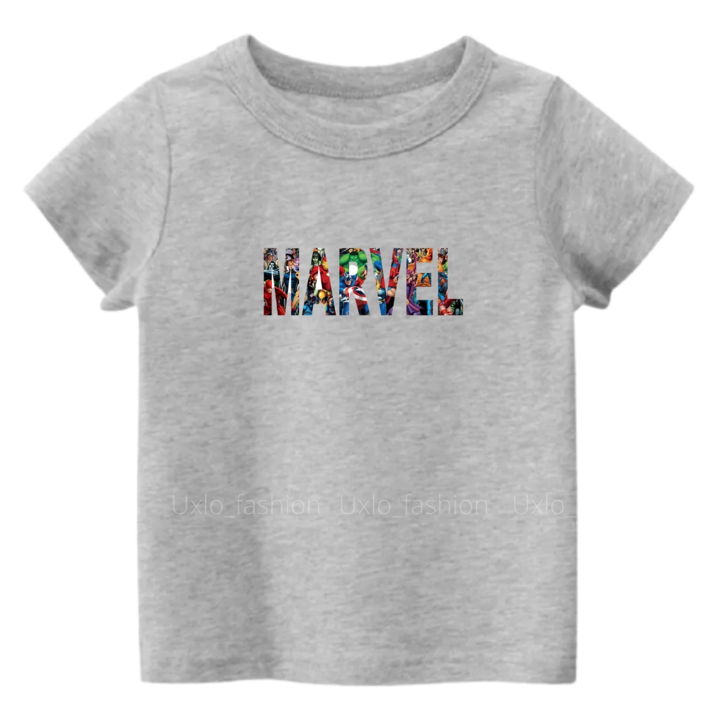 KAOS ANAK LAKI LAKI DAN PEREMPUAN SUPERHERO MARVEL IDEAL USIA 2 SAMPAI 9 TAHUN UXLO FASHION