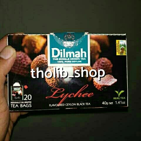 

Dilmah envelope lychee tea 20's box