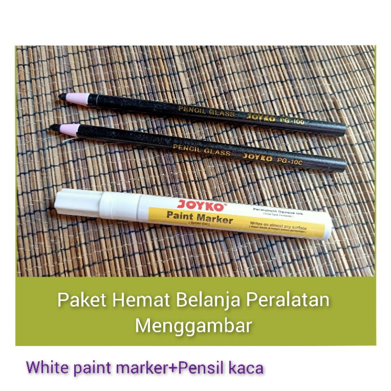 

Spidol White Paint Marker Joyko Hiasan Gambar Titik Putih Dan Pensil Kaca Joyko Peralatan Menggambar