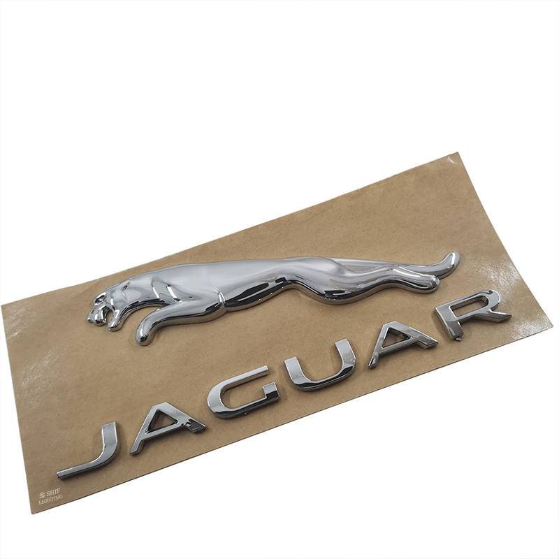 1 Set Stiker Emblem Logo Jaguar Leopard Kualitas Tinggi Untuk Mobil Jaguar