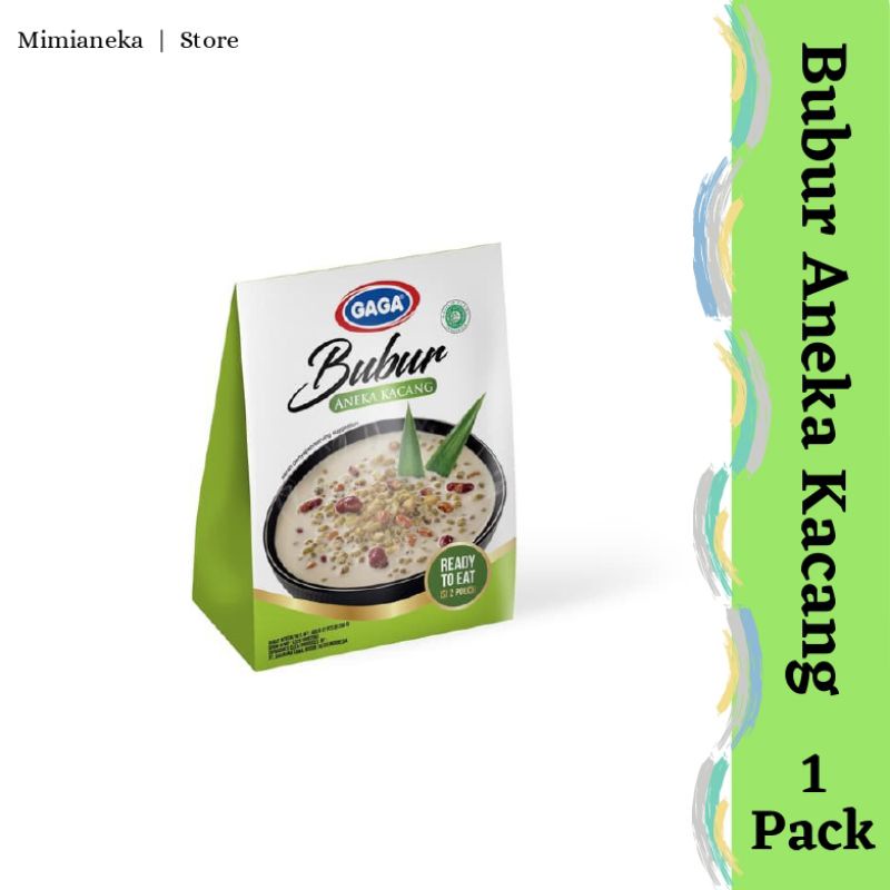 

Gaga Bubur Aneka Kacang 1 Pack ( isi 2 Pouch )