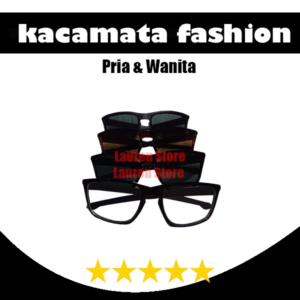 Kacamata Hitam Fashion Pria Wanita Kaca Mata Gaya Sunglasses Unisex Kaca Mata Sport Kaca mata Sepeda