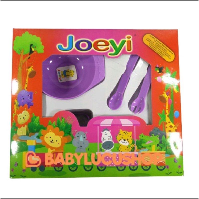 Feeding Set Joeyi KECIL | Tempat MAKAN Joeyi KECIL |Kado Bayi