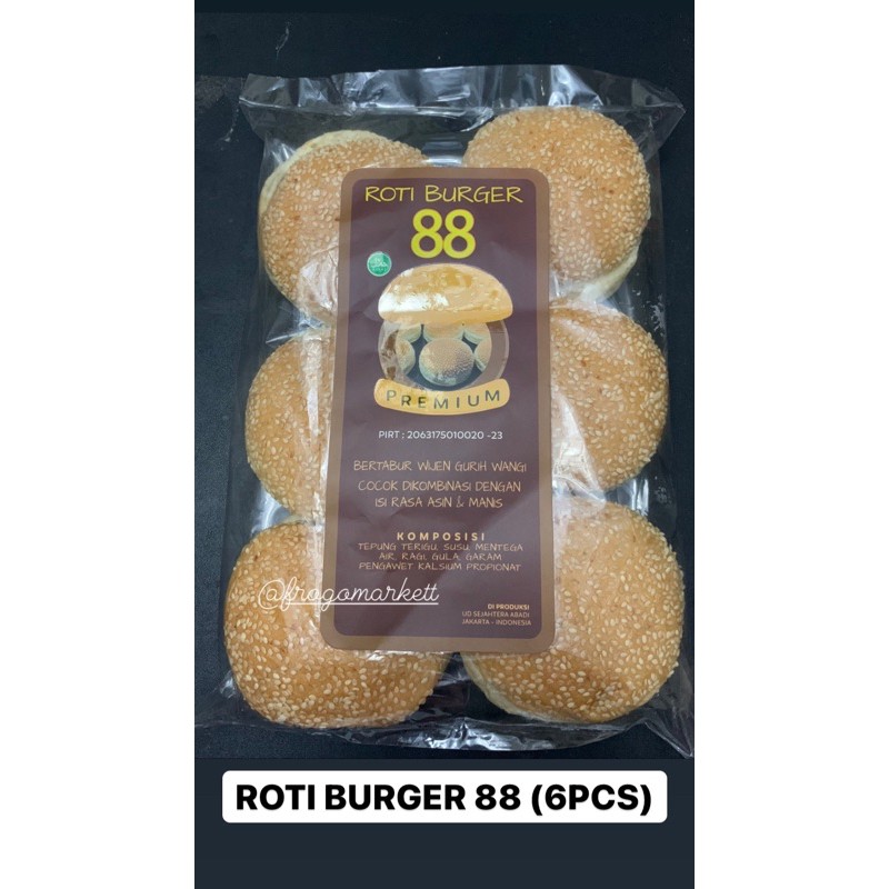 Roti Burger 88 (Isi 6pcs)