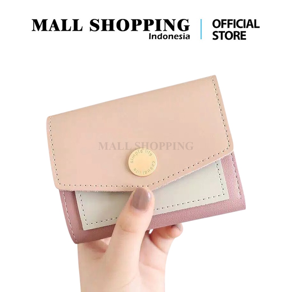 (COD) Dompet Wanita / Dompet Lipat Wanita / Dompet Murah MALL SHOPPING