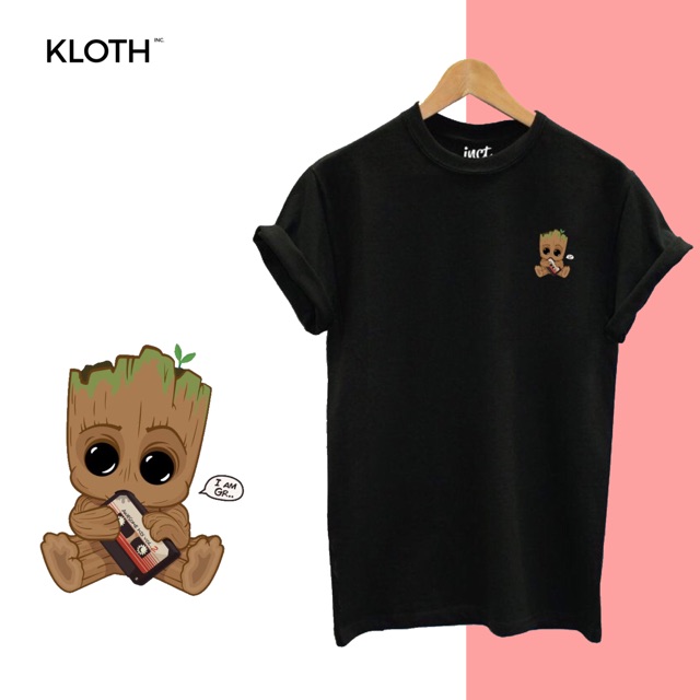 KAOS BAJU TSHIRT POLOS DISTRO GROOT