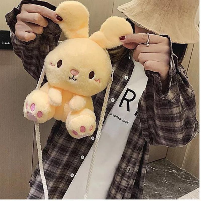 Rully Tas selempang boneka kelinci dan marmut