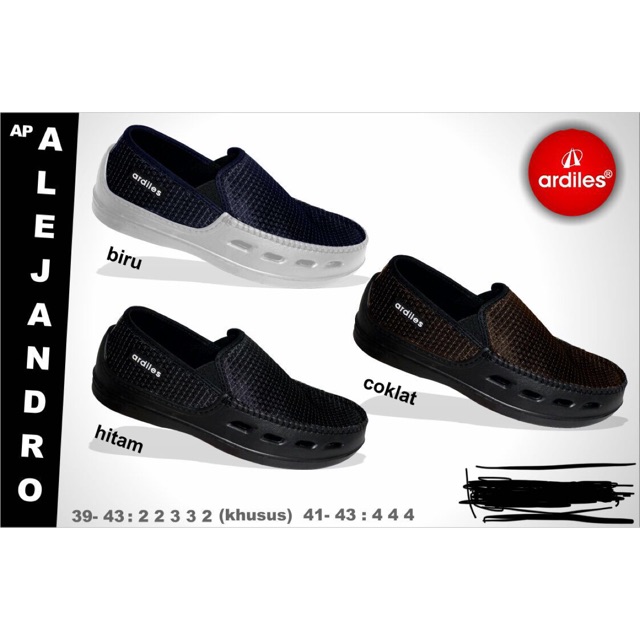 sepatu slip on pria casual sepatu karet keren ARDILES