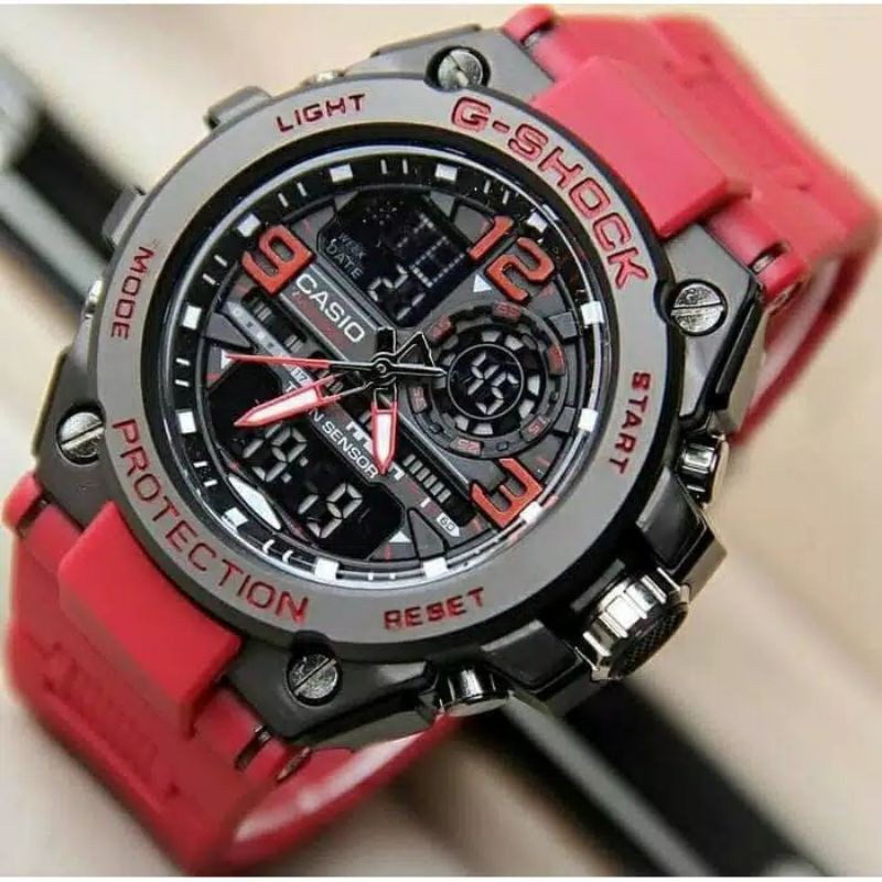 COD  JAM TANGAN PRIA DUAL TIME DIGITAL ANALOG G-SHOCK GST 8600 MYKA