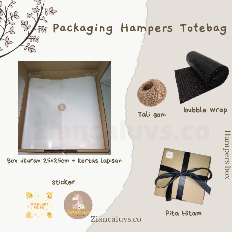 Hampers Totebag | Hampers Box | Gift Box Murah